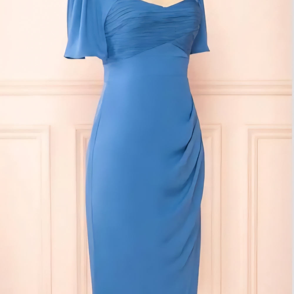 Adelyn Rae Hailey Dress in Blue Bell L